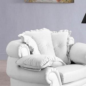 Luxus XL Sofagarnitur Nico (3/2/1 oder 3/1/1) Leder Polstergarnitur Salottini mit VIDEO