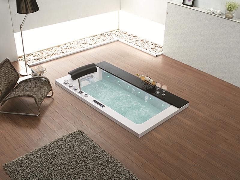 1 Person Luxus Whirlpool Victoria 172x100 Badewanne Marmor (ohne Schürze)