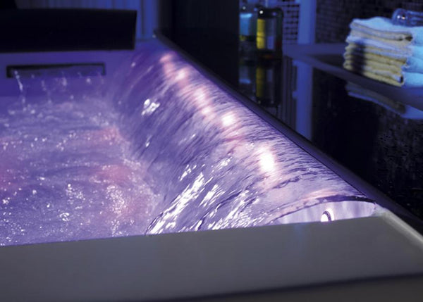 1 Person Luxus Whirlpool Victoria 172x100 Badewanne Marmor (ohne Schürze)