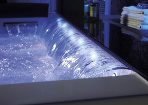 1 Person Luxus Whirlpool Victoria 172x100 Badewanne Marmor (ohne Schürze)