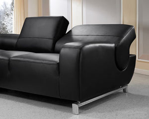 Ecksofa Bernado Leder Eckcouch Sofa von Salottini Sonderpreis