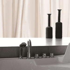 XL 2 Personen Whirlpool Bunbury 163x163 Badewanne mit TV Sonderpreis