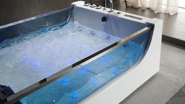 Luxus 2 Personen Whirlpool Canberra 180x120 Badewanne Whirlwanne