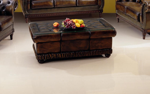 Chesterfield Ledertisch Cardiff Tisch Couchtisch Salottini Sonderpreis