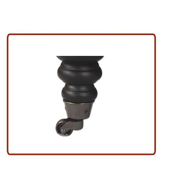 XL Chesterfield Themse Deluxe Sofagarnitur (3/2/1 oder 3/1/1) Ledergarnitur Salottini (Rollen)