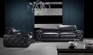 Designer XL Sofa Fabrizio 3-Sitzer Leder Couch Salottini Sonderpreis