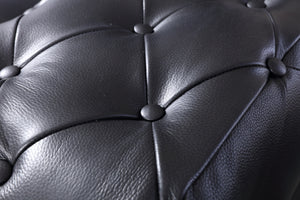 Designer XL Sofa Fabrizio 3-Sitzer Leder Couch Salottini Sonderpreis