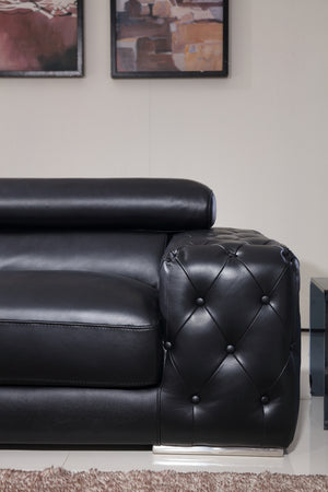 Designer XL Sofa Fabrizio 3-Sitzer Leder Couch Salottini Sonderpreis