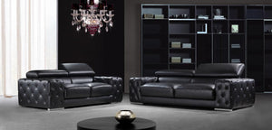 Luxus XL Sofagarnitur Fabrizio (3/2/1 oder 3/1/1) Leder Polstergarnitur Salottini Sonderpreis