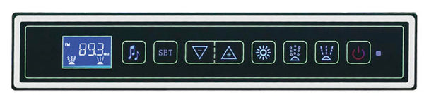 Edler XL 2 Personen Whirlpool Jackson 190x150 Badewanne weiß (Bodeneinbau)