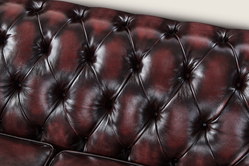 SOFORT LIEFERBAR Chesterfield Manchester Sofagarnitur 3/2/1 SONDERPREIS rot