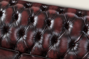 VERKÜRZTE LIEFERZEIT Chesterfield Manchester Sofagarnitur 3/2/1 SONDERPREIS rot