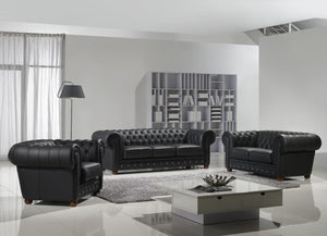 Luxus Chesterfield Newcastle XL Sofagarnitur (3/2/1 oder 3/1/1) Ledergarnitur Sonderpreis