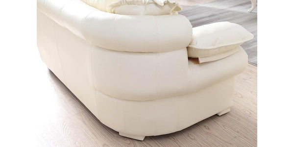 VERKÜRZTE LIEFERZEIT XL Polstergarnitur Nico Sonderpreis Beige Sofagarnitur 3/2/1 Leder