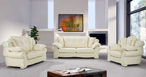 Luxus XL Sofagarnitur Nico (3/2/1 oder 3/1/1) Leder Polstergarnitur Salottini Sonderpreis