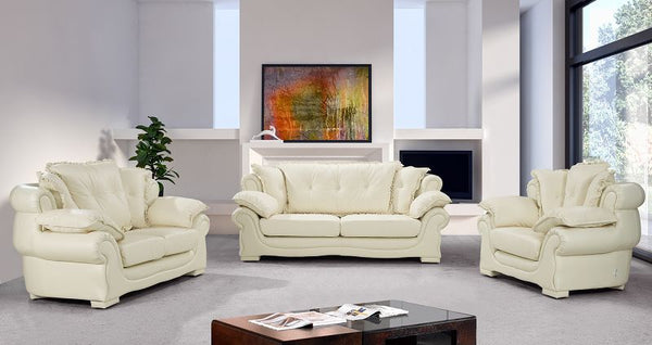 Luxus XL Sofagarnitur Nico (3/2/1 oder 3/1/1) Leder Polstergarnitur Salottini Sonderpreis