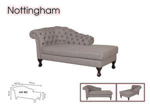 Chesterfield Chaise Lounge Sofa Nottingham Leder Chaiselongue Salottini Liege