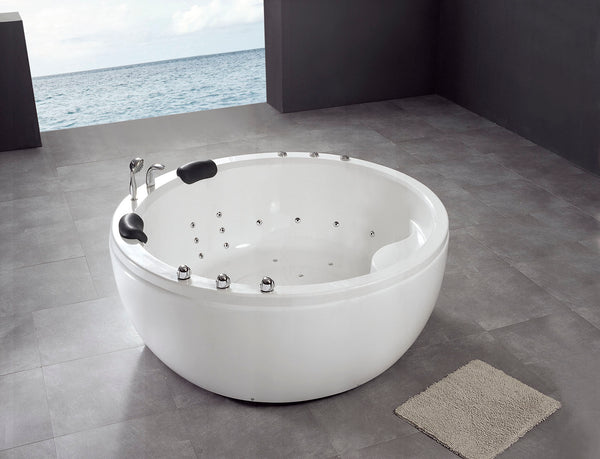 XL 2 Personen Whirlpool Nowra 180x180 Badewanne Whirlwanne freistehend