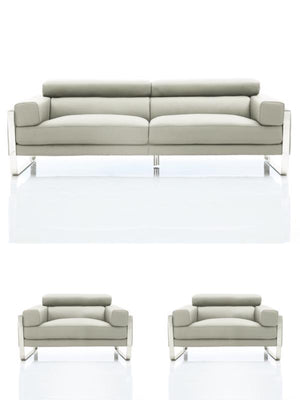 XL Sofagarnitur Turin (3/2/1 oder 3/1/1) Leder Polstergarnitur Salottini