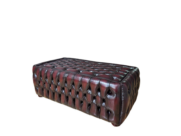 VERKÜRZTE LIEFERZEIT Chesterfield Bolton XL Ledertisch Tisch Couchtisch Sonderpreis