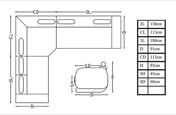 Designer Ecksofa Callisto Leder Eckcouch Sofa Wohnlandschaft Sonderpreis