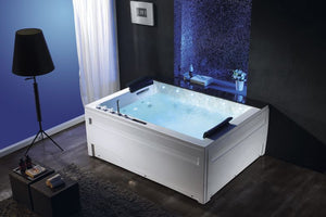 VERKÜRZTE LIEFERZEIT!  2 Personen Whirlpool Jackson 190x150 Badewanne Vollausstattung