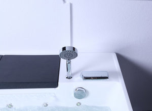 Whirlpool für 1 Person 180x100 Ohio Badewanne Wasserfall Whirlwanne Sonderpreis