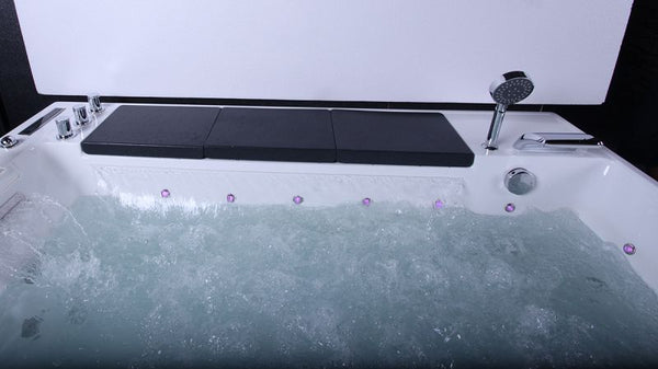 Whirlpool für 1 Person 180x100 Ohio Badewanne Wasserfall Whirlwanne Sonderpreis