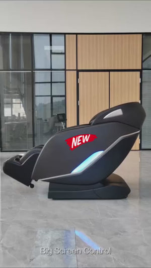 Edler Relaxsessel Massagesessel 2D Sessel Modell Basel Salottini Neuste Generation! Schwarz
