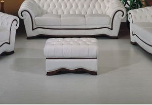 Chesterfield Lederhocker Sheffield Hocker Ottomane Salottini Sonderpreis