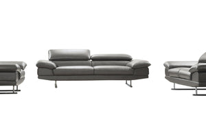 Designer Sofa Bassano 3-Sitzer Leder Couch Salottini Sonderpreis