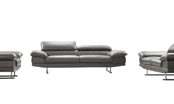 Designer Sofa Bassano 3-Sitzer Leder Couch Salottini Sonderpreis