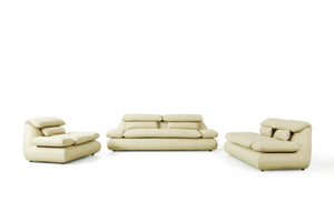 Luxus XL Sofagarnitur Dana (3/2/1 oder 3/1/1) Leder Polstergarnitur Salottini Sonderpreis