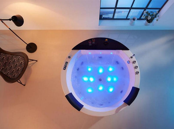 Edler INDOOR 2 Personen Whirlpool 155x155 Austin 2 Badewanne (ohne Schürze) Sonderpreis