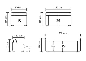 Sofa Chesterfield 3-Sitzer Couch William Deluxe Ledersofa Salottini