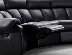SOFORT LIEFERBAR Recliner Leder Kinosofa Pedro Kino Sofa Rundsofa Sonderpreis