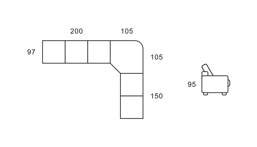 Luxus Chesterfield Leder Oriental XL Ecksofa Wohnlandschaft SCHWARZ Eckcouch Sonderpreis