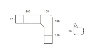 Luxus Chesterfield Leder Oriental XL Ecksofa Wohnlandschaft SCHWARZ Eckcouch Sonderpreis