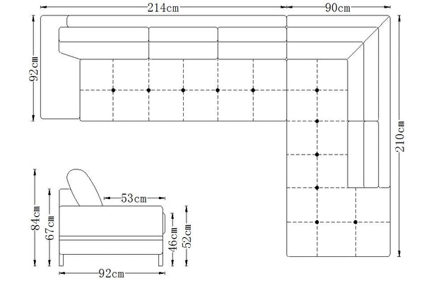 Edles Ecksofa Elba Leder Wohnlandschaft Eckcouch von Salottini Sonderpreis