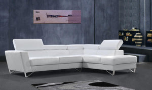 Designer Ecksofa Murano Leder Wohnlandschaft Eckcouch von Salottini Sonderpreis