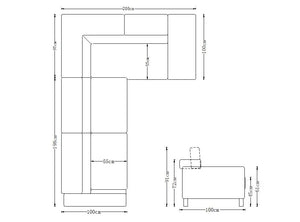Designer Ecksofa Murano Leder Wohnlandschaft Eckcouch von Salottini Sonderpreis