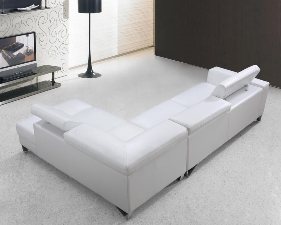 Designer Ecksofa Murano Leder Wohnlandschaft Eckcouch von Salottini Sonderpreis