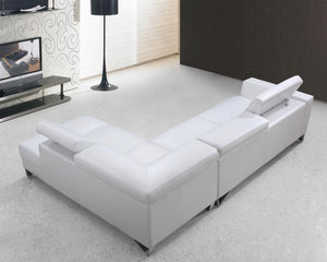 Designer Ecksofa Murano Leder Wohnlandschaft Eckcouch von Salottini Sonderpreis