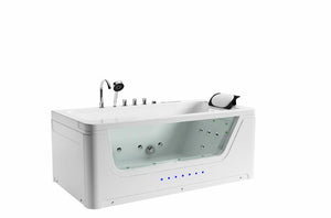 1 Person Whirlpool 170x90 Adelaide Badewanne SONDERPREIS (weiß)