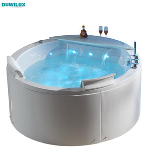 VERKÜRZTE LIEFERZEIT! 2 Personen Whirlpool 170x170 Austin 2 Badewanne (weiß/mit Schürze)