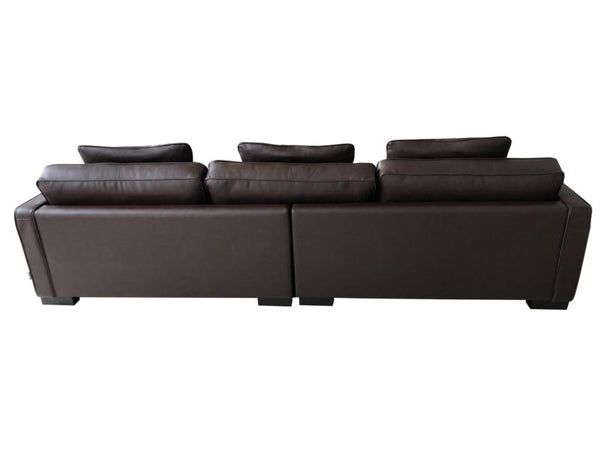 Edles Ecksofa Bartolo Wohnlandschaft Leder Eckcouch Sofa von Salottini