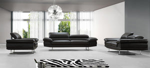 Moderne XL Sofagarnitur Bassano 3/2/1 Leder Polstergarnitur von Salottini