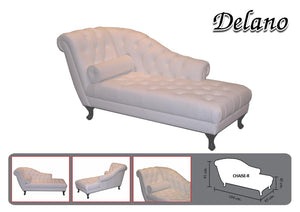 Chesterfield Chaise Lounge Sofa Delano Leder Chaiselongue Salottini Liege