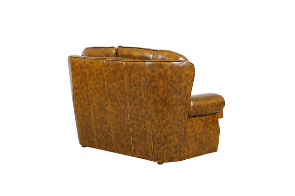 XL Luxus Sofa Chesterfield 2-Sitzer Couch Sting Deluxe Ledersofa Salottini Braun