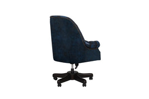 Luxus Chesterfield Bürosessel Winston Deluxe Ledersessel Bürostuhl Salottini